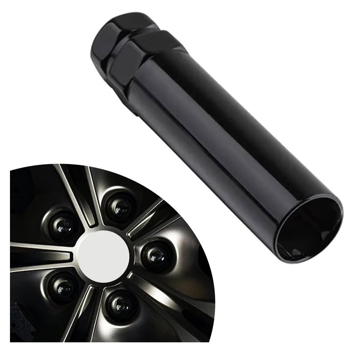 Herramienta de Instalación de Tuercas de Rueda QODOLSI 1 PC Metal Negro