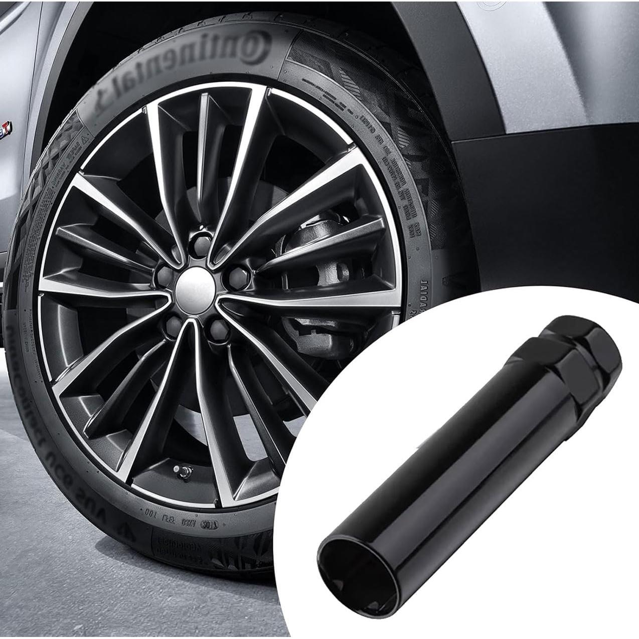 Herramienta de Instalación de Tuercas de Rueda QODOLSI 1 PC Metal Negro