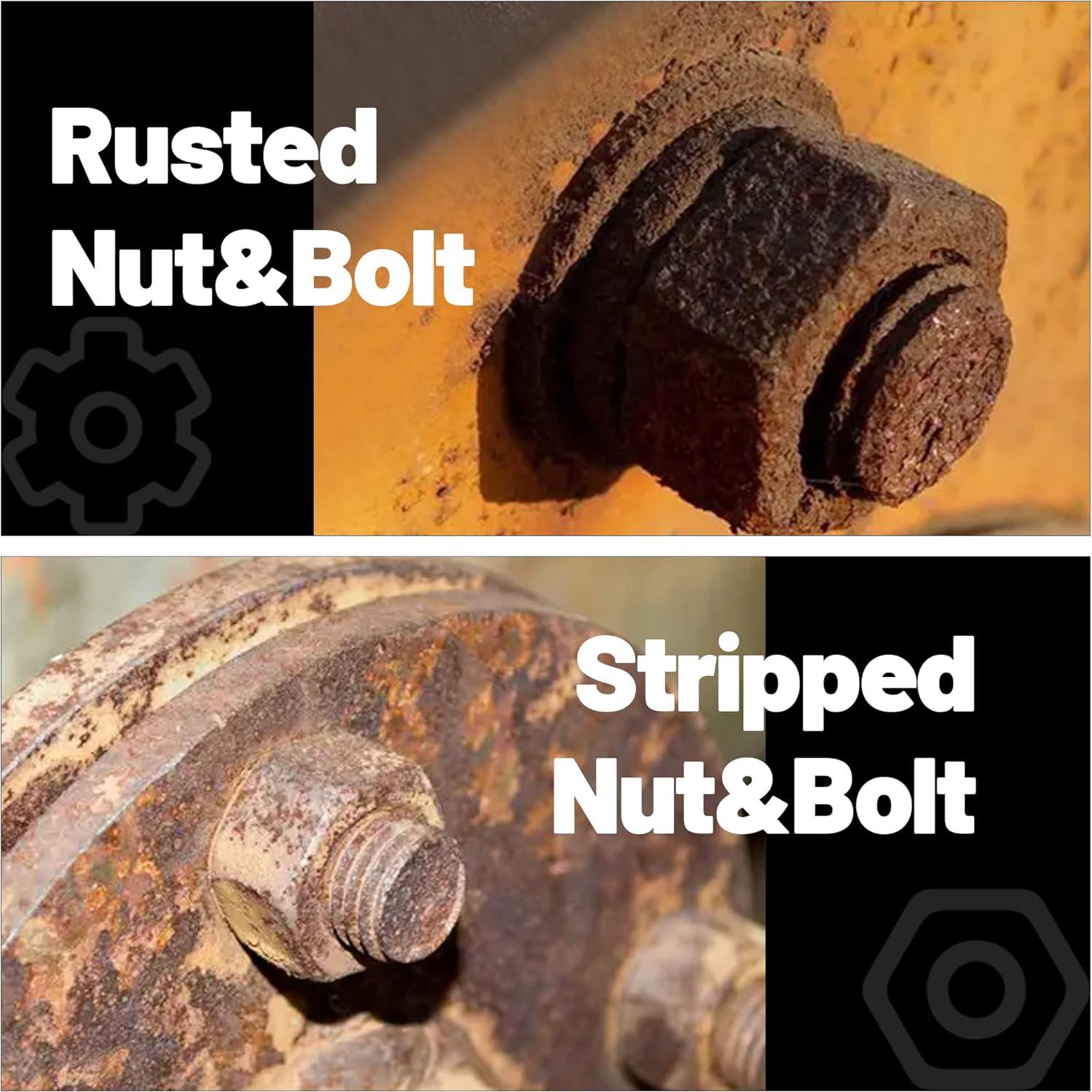 Juego de Extractores de Tornillos UYECOVE 5 Piezas 12.7 mm