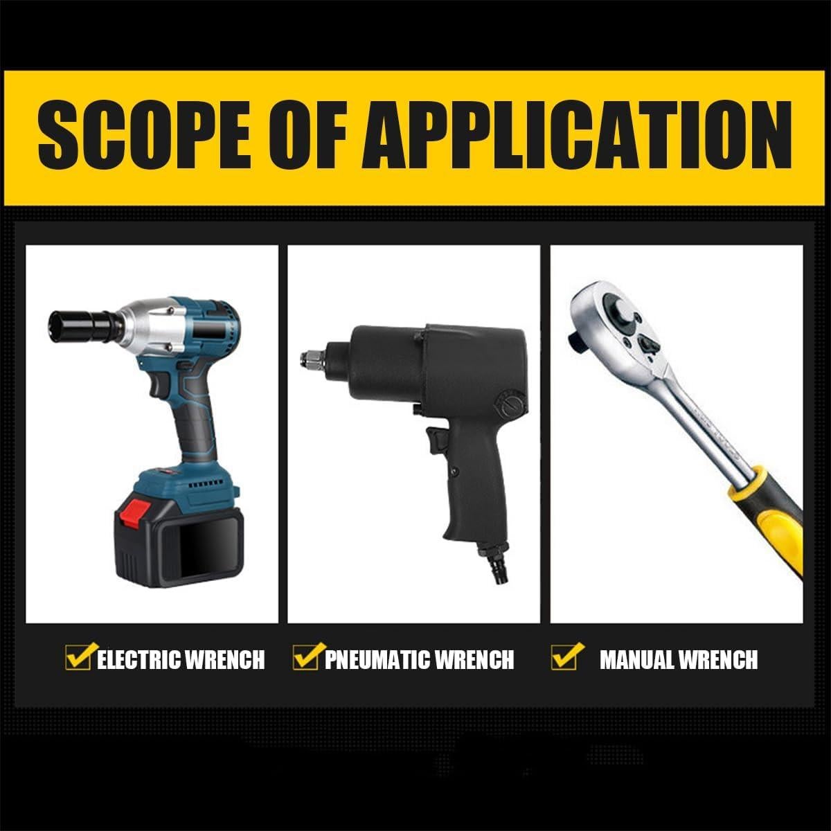 Kit de Enchufes de Tuerca de Rueda BESULEN 6+7 Puntos