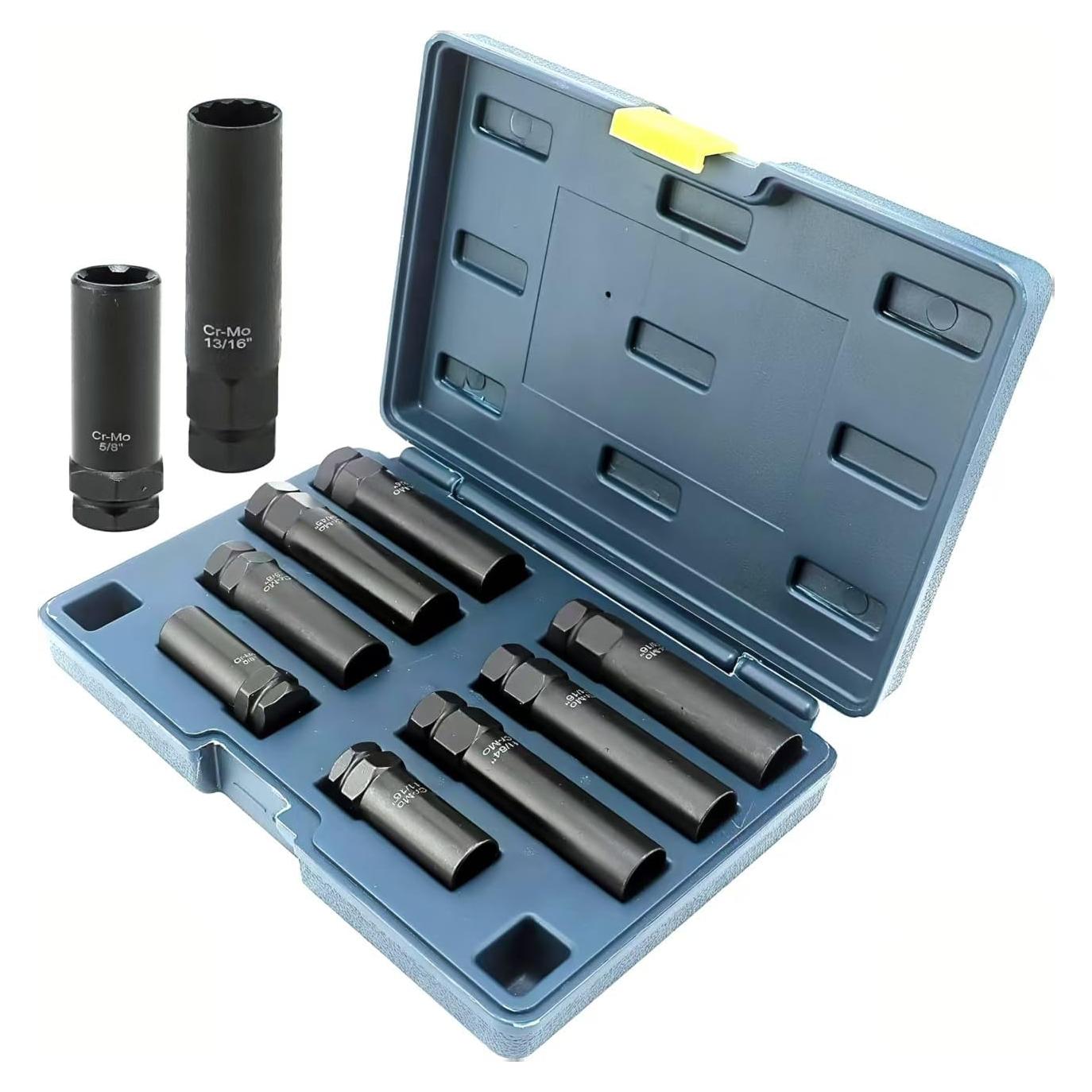 Juego de 8 Piezas de Enchufe para Tuercas de Bloqueo TVWVT