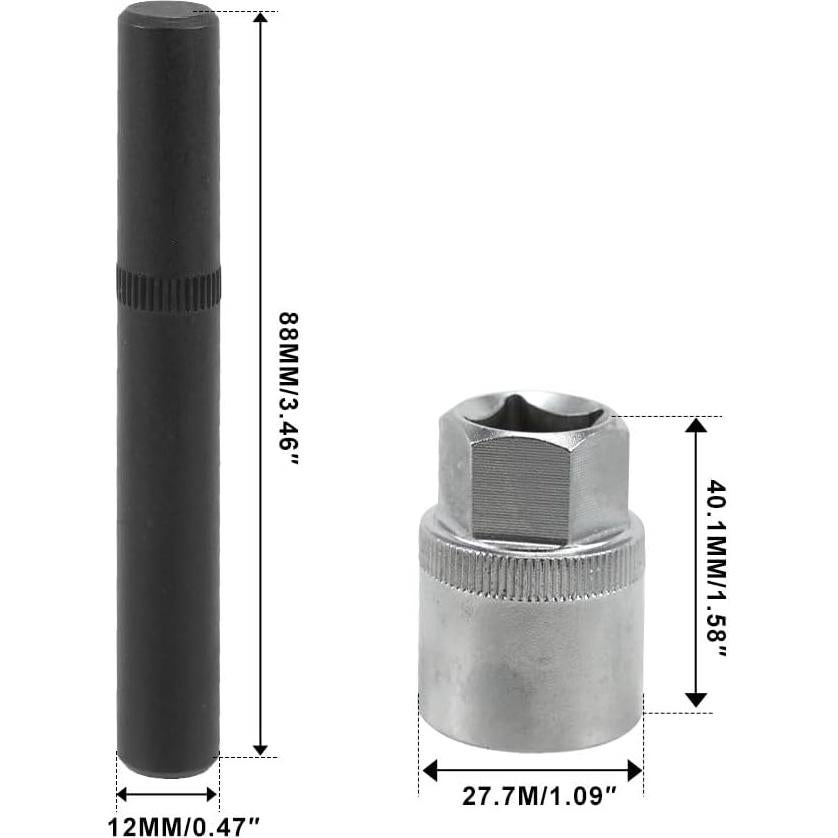Kit de Herramientas para Tuercas de Rueda Mercedes-Benz 12 Piezas
