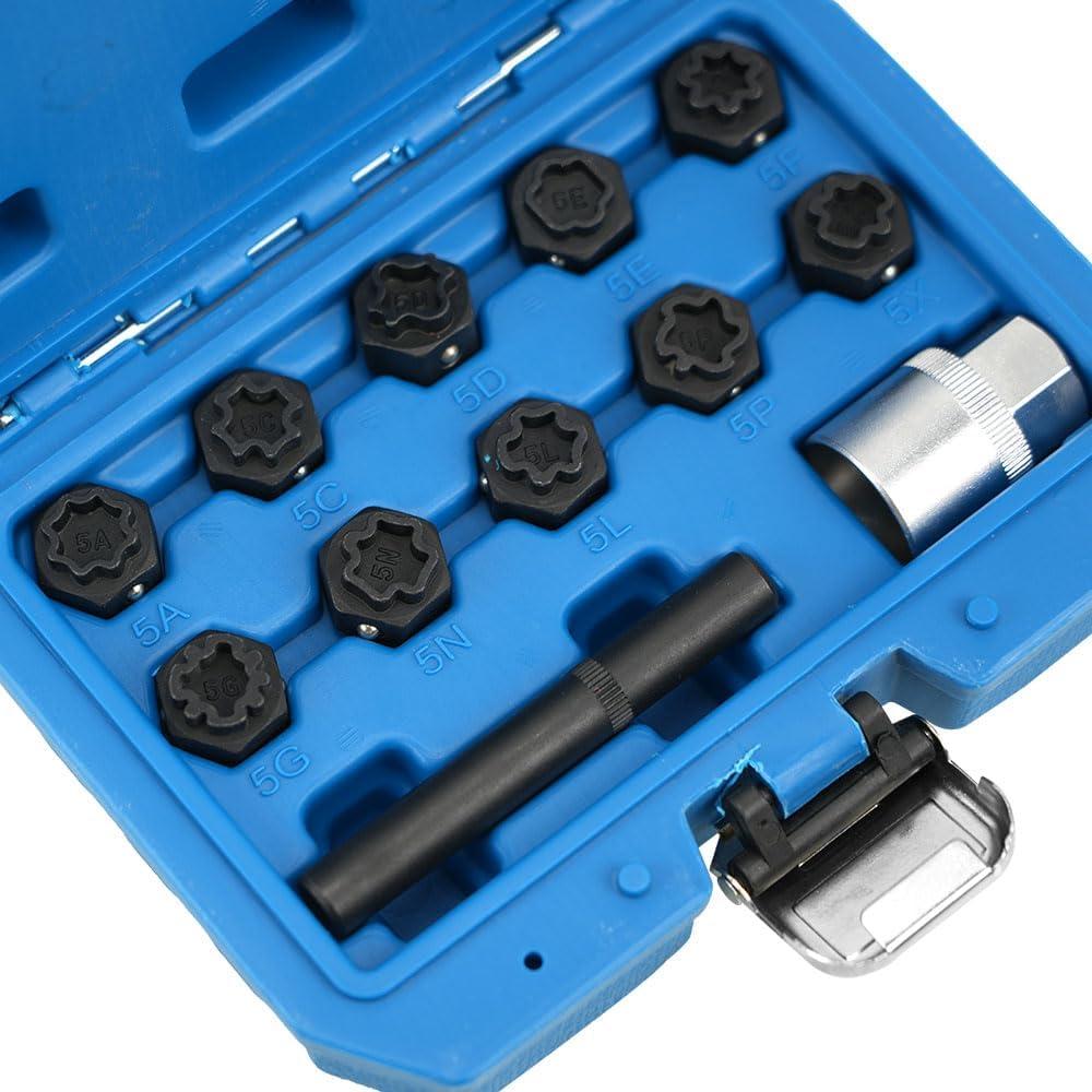 Kit de Herramientas para Tuercas de Rueda Mercedes-Benz 12 Piezas