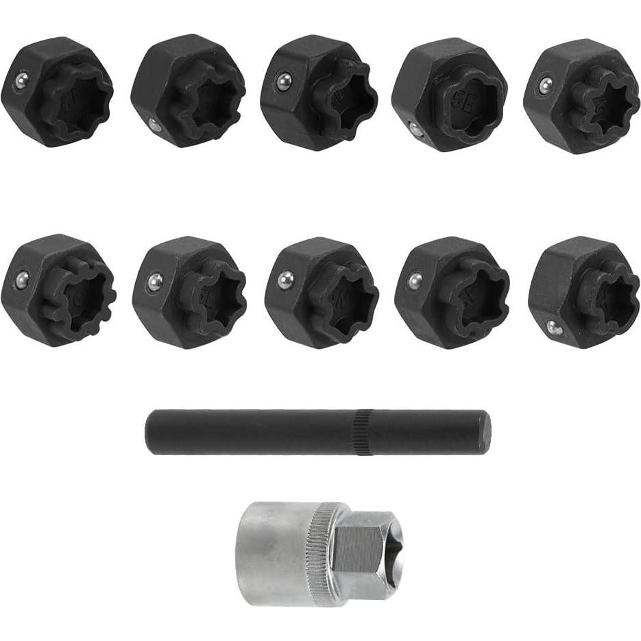Kit de Herramientas para Tuercas de Rueda Mercedes-Benz 12 Piezas