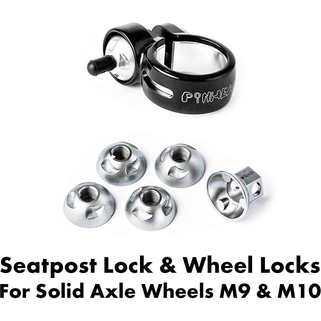 Bloqueo de Rueda y Tija de Asiento Pinhead M9 M10