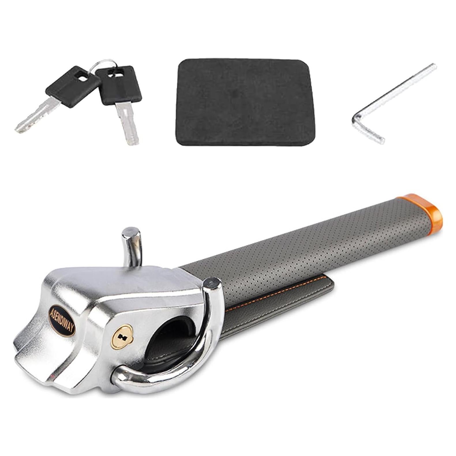 Cerradura Antirrobo para Volante ASENDIWAY Gris 1.64kg