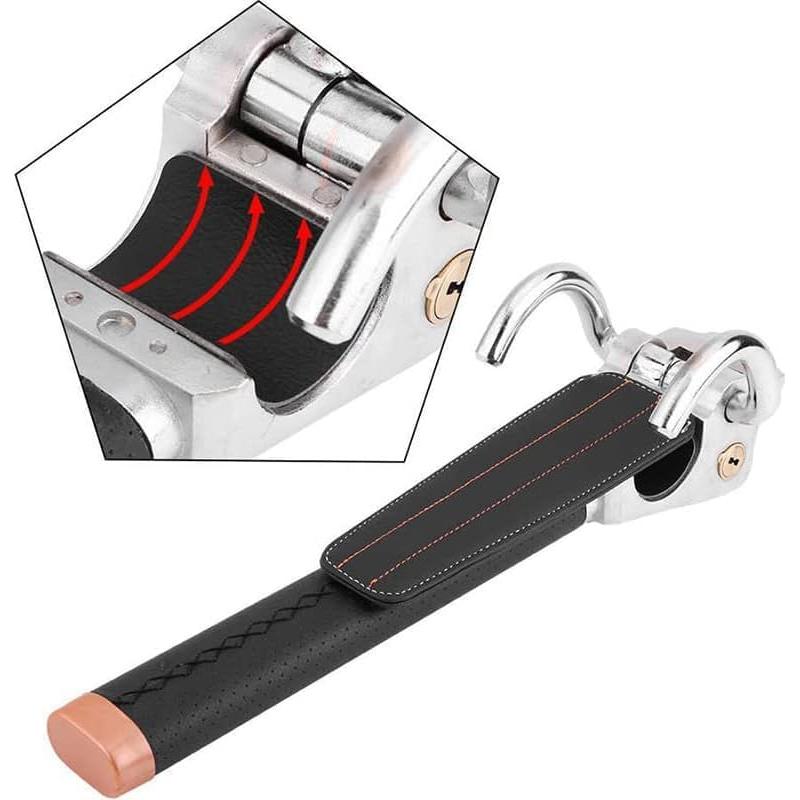 Cerradura Antirrobo para Volante ASENDIWAY Gris 1.64kg