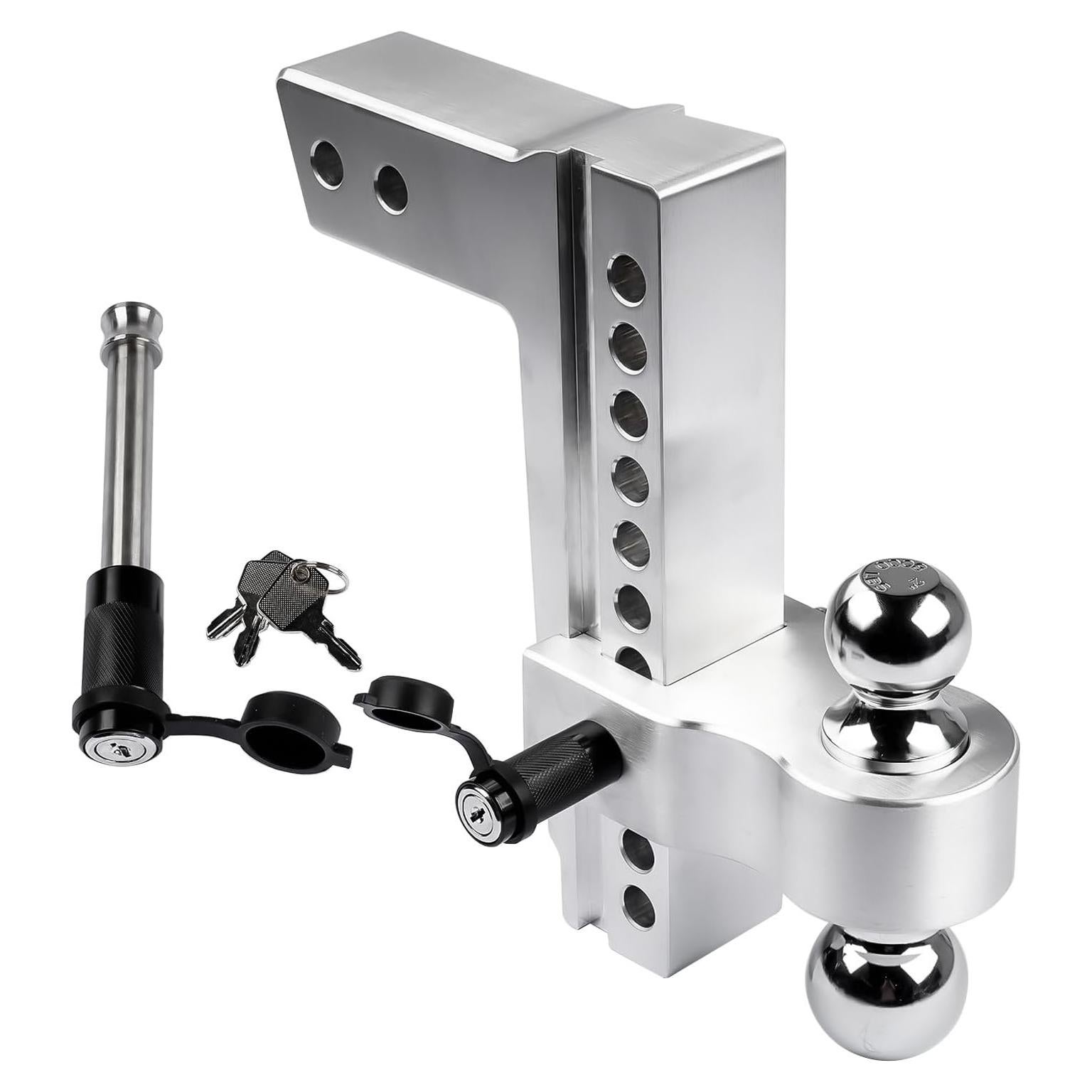 Soporte de bola de remolque ajustable Lamerto 2.5" 10" 18500LBS