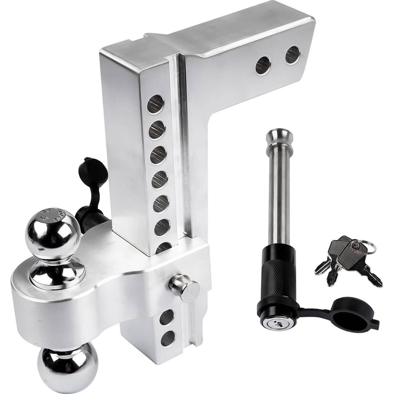 Soporte de bola de remolque ajustable Lamerto 2.5" 10" 18500LBS