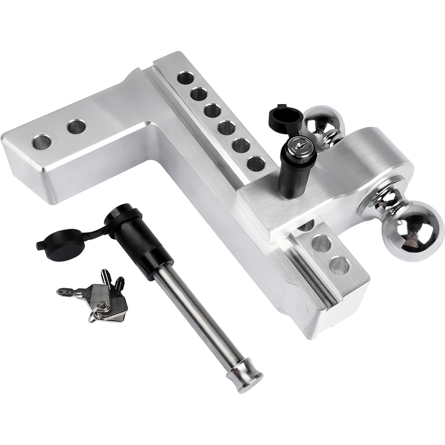 Soporte de bola de remolque ajustable Lamerto 2.5" 10" 18500LBS