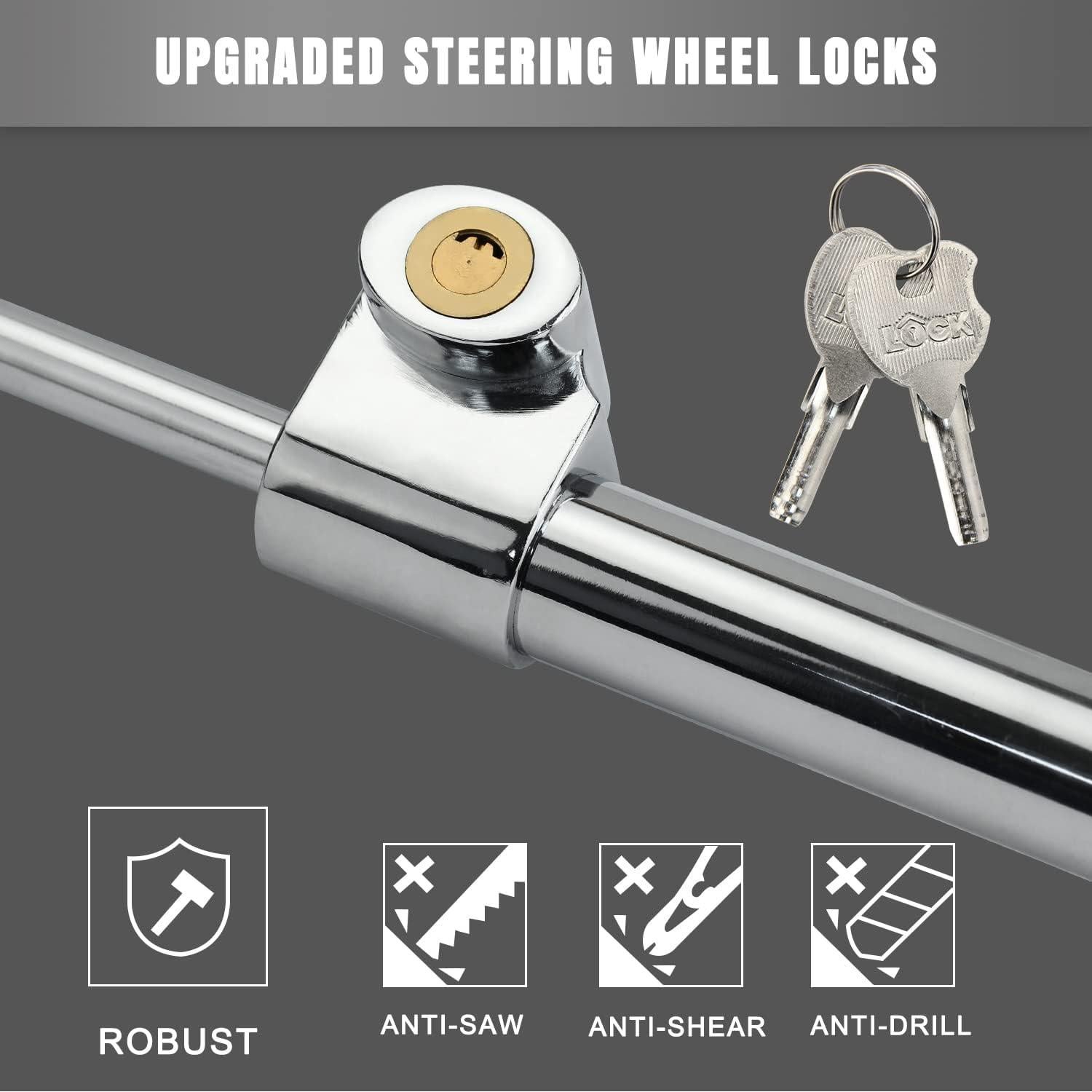 Dispositivo Antirrobo ROADGIVE para Volante y Pedal de Freno