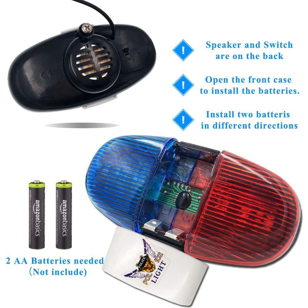 Sirena de Bicicleta Shopsimple con Luz LED y 4 Melodías