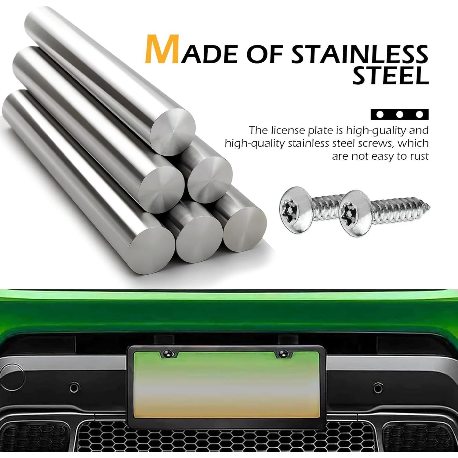 Kit de Tornillos Antirrobo para Placas de Licencia Ferianl M6