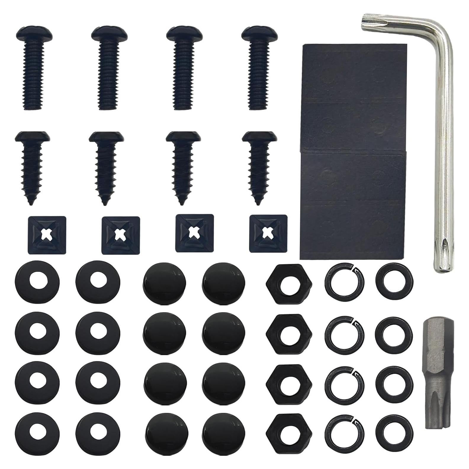 Kit de Tornillos Antirrobo para Placas de Matrícula GolTHd