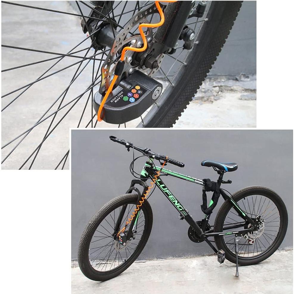 Juego de Candado de Disco de Alarma RUBY.Q 110dB 2 Piezas