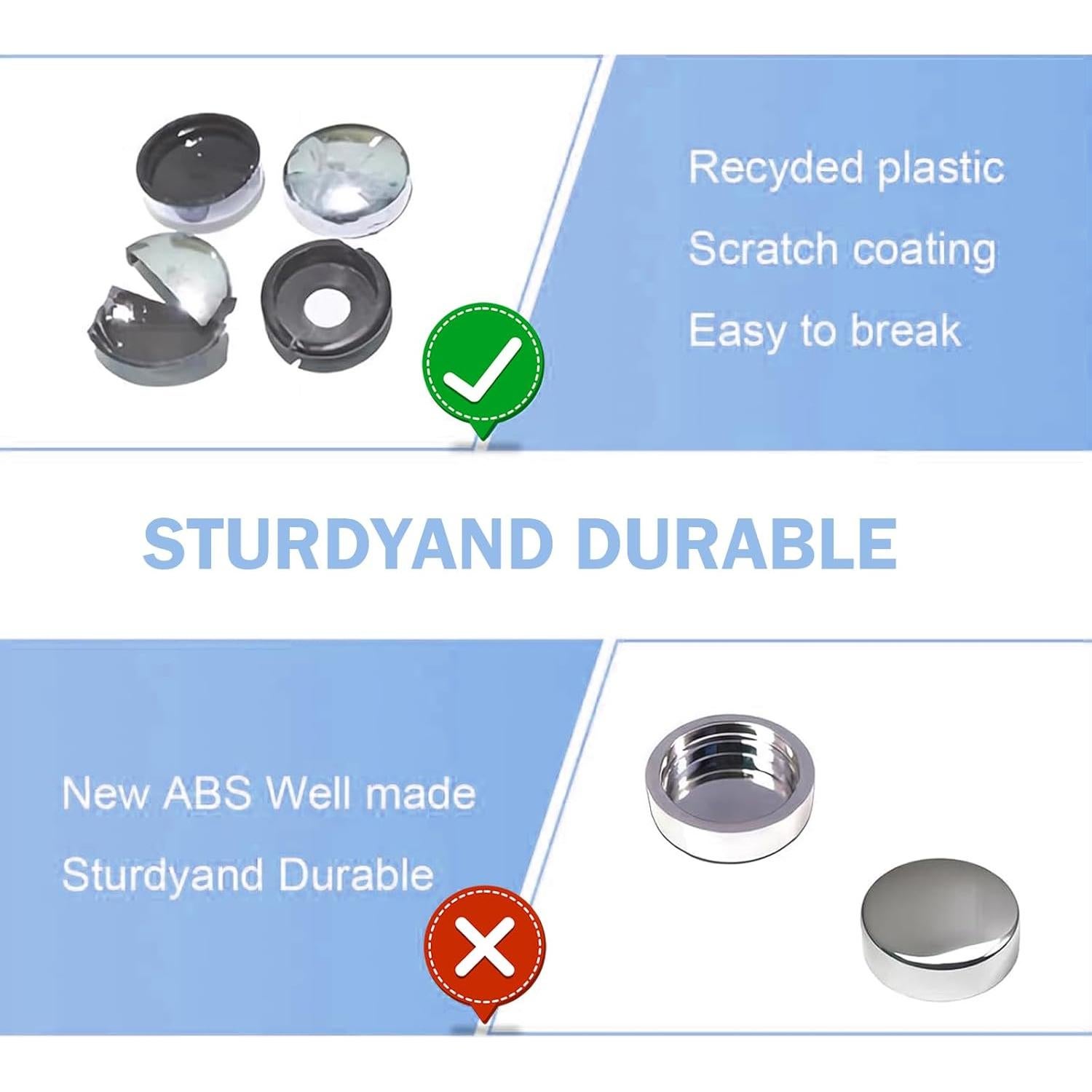 Kit de Tornillos Antirrobo para Placas de Matrícula Merdege 43 Piezas