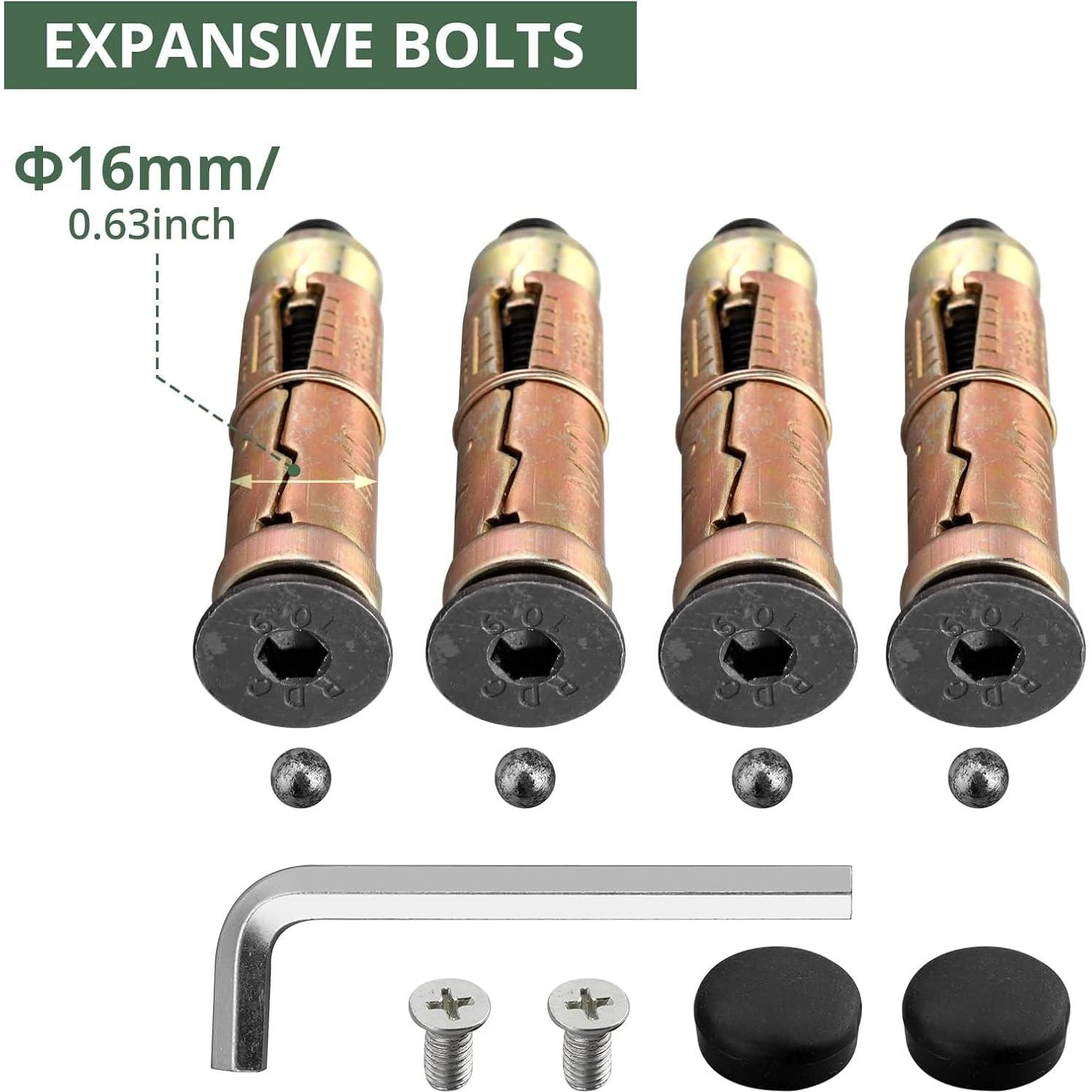 Anclaje de Suelo EYPINS de Acero Antirrobo para Motocicletas y Bicicletas