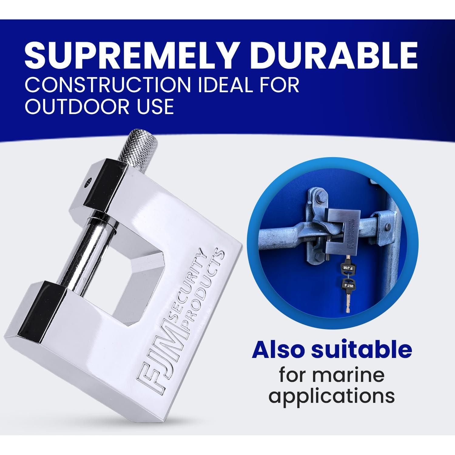 Cerradura de Alta Seguridad FJM SPSA60-CR 60mm D-Style Cromada