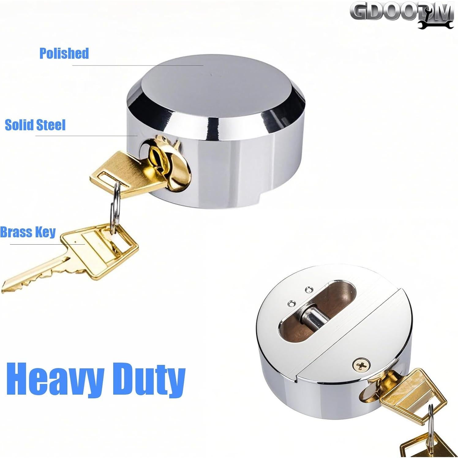 Cerradura de Puerta de Furgoneta GDOODM 73mm Antirrobo
