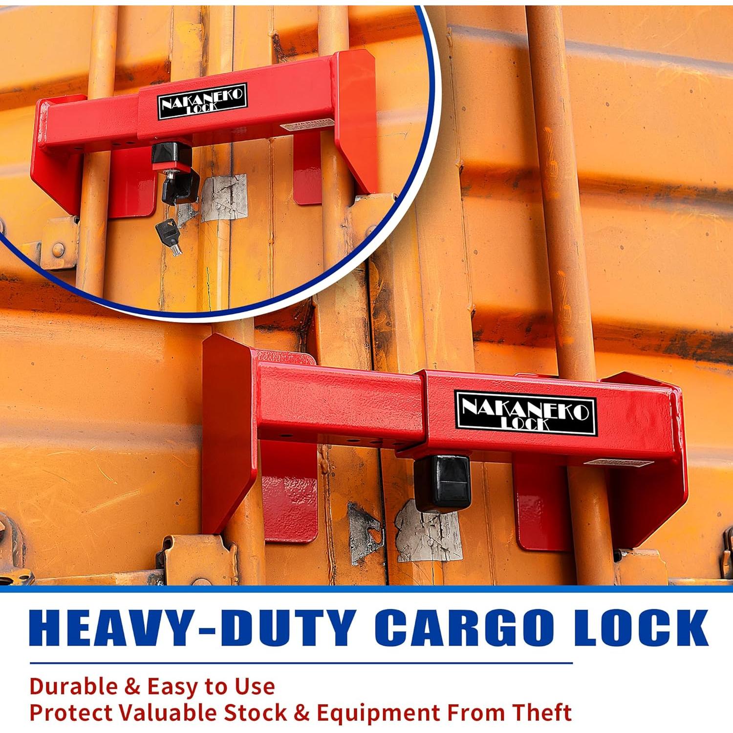 Candado Mecánico NAKANEKO para Contenedores y Camiones 5.28 kg