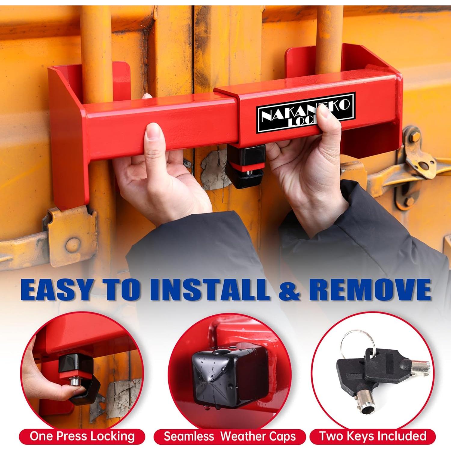 Candado Mecánico NAKANEKO para Contenedores y Camiones 5.28 kg