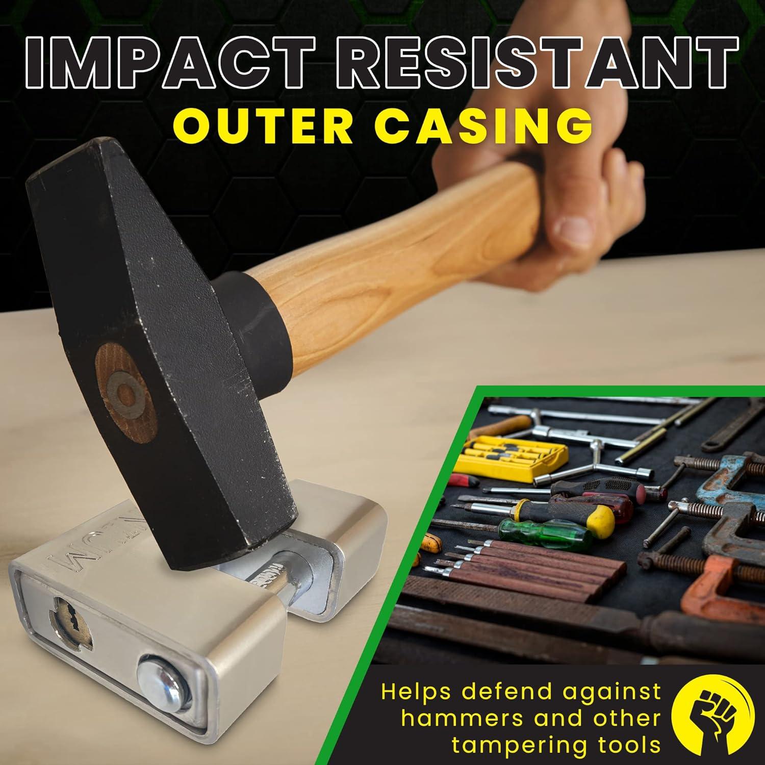 Candado Britanium BRP74 Blindado Alta Seguridad 0.67"