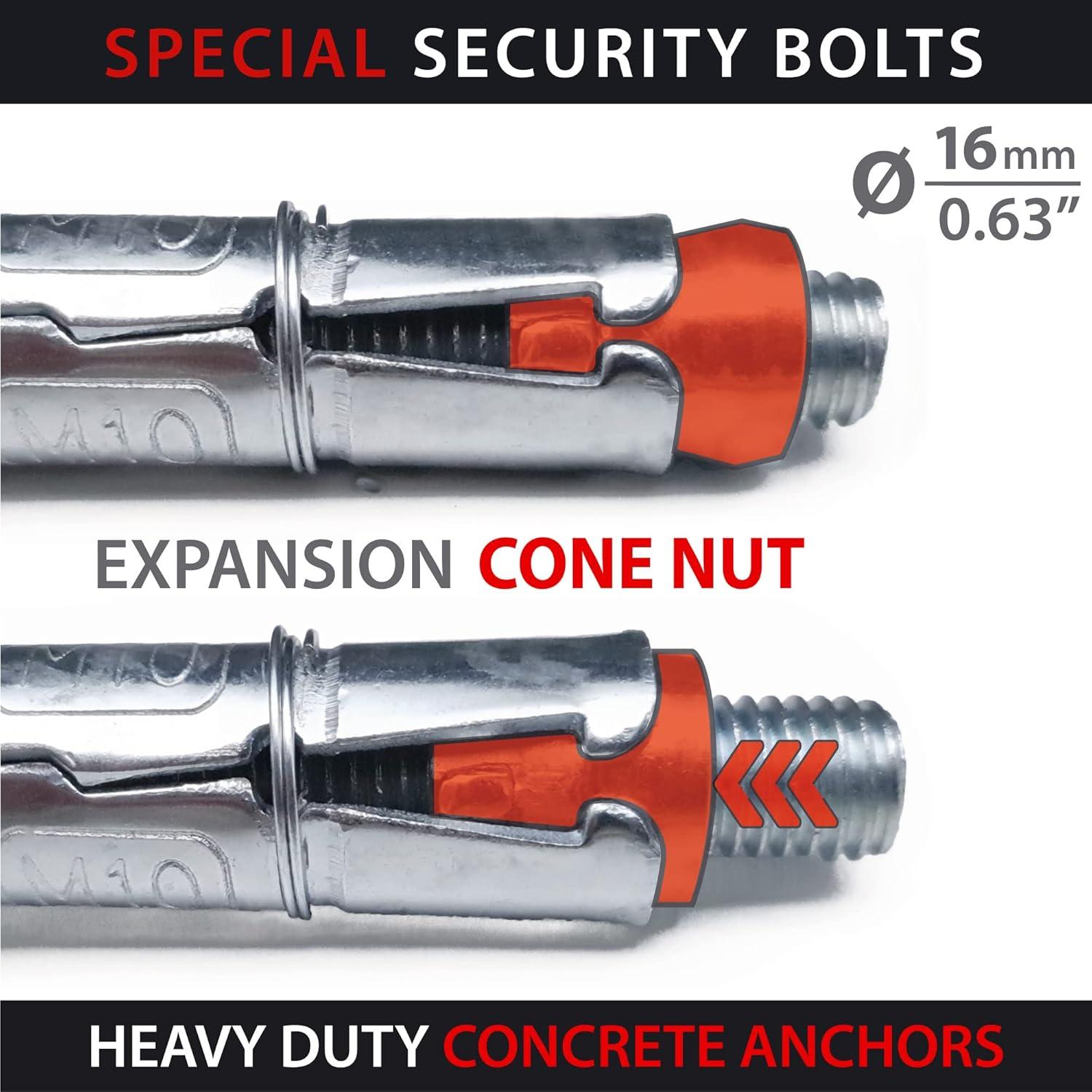 Anclaje de Seguridad KRASER KR804 para Motocicleta y Bicicleta