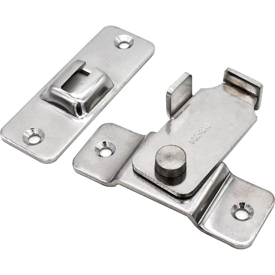 Pestillo de Seguridad Deslizante WANLIAN Acero Inoxidable 30x62mm