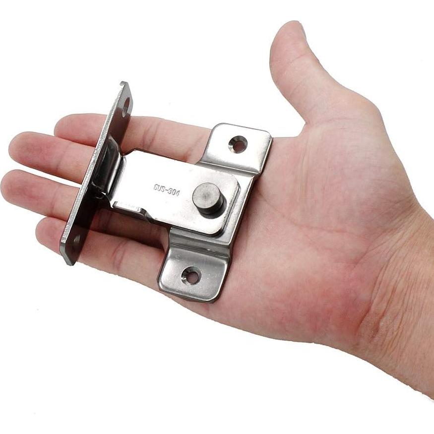 Pestillo de Seguridad Deslizante WANLIAN Acero Inoxidable 30x62mm