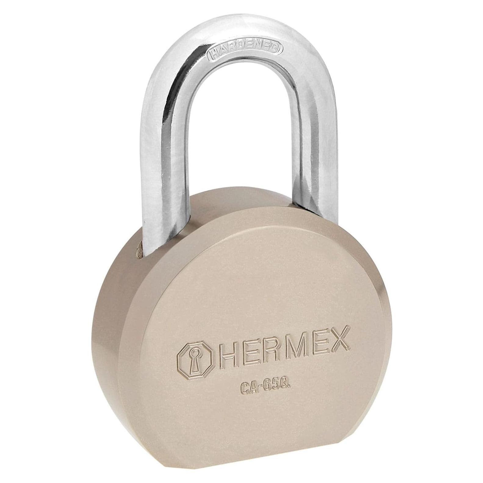Candado Hermex CA-65Q 65mm Redondo Gancho Corto Seguridad 10