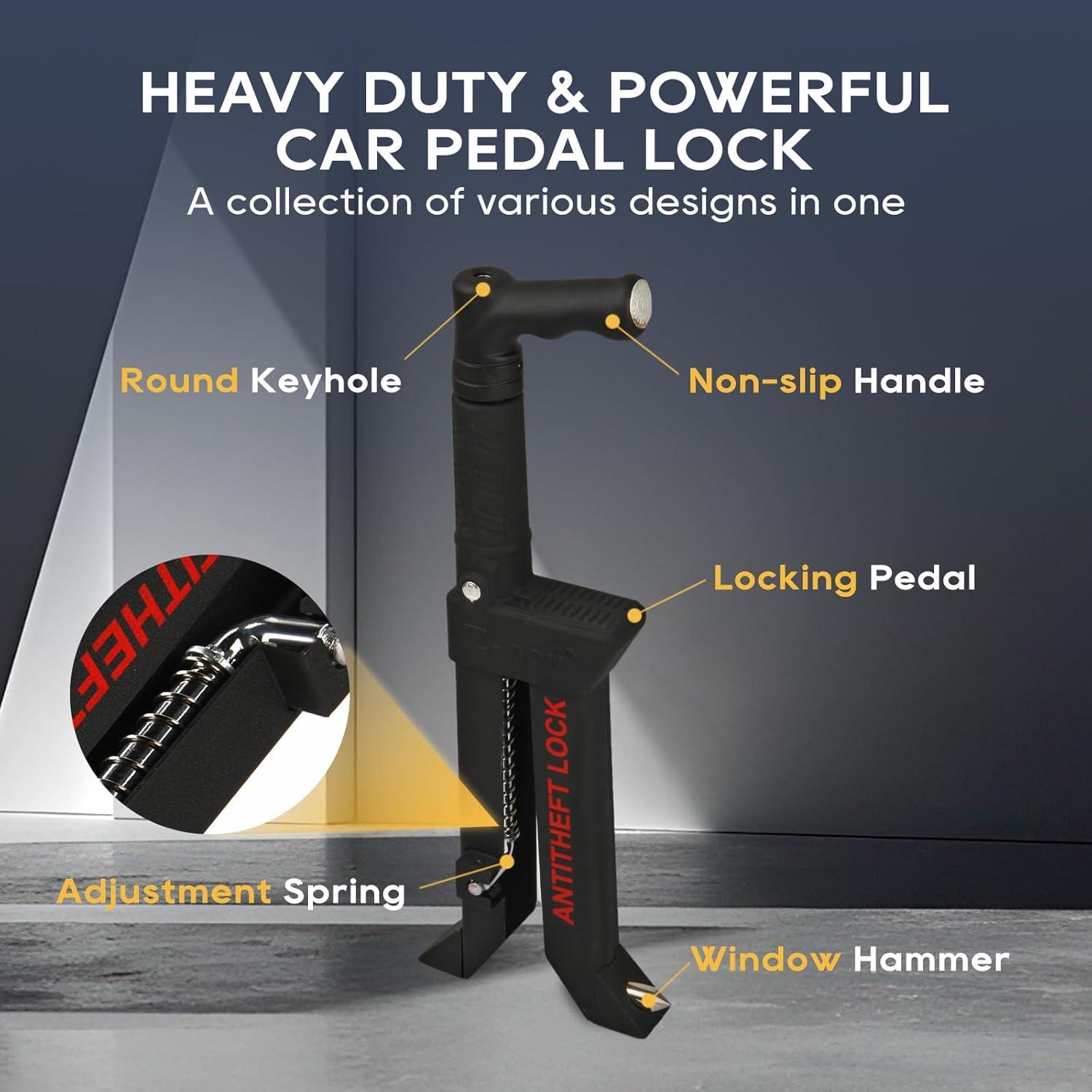 Bloqueo de Pedal de Freno OPSOOPI V15 Antirrobo 5-15mm