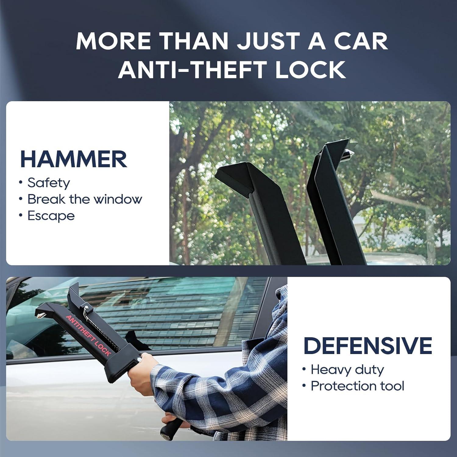 Bloqueo de Pedal de Freno OPSOOPI V15 Antirrobo 5-15mm