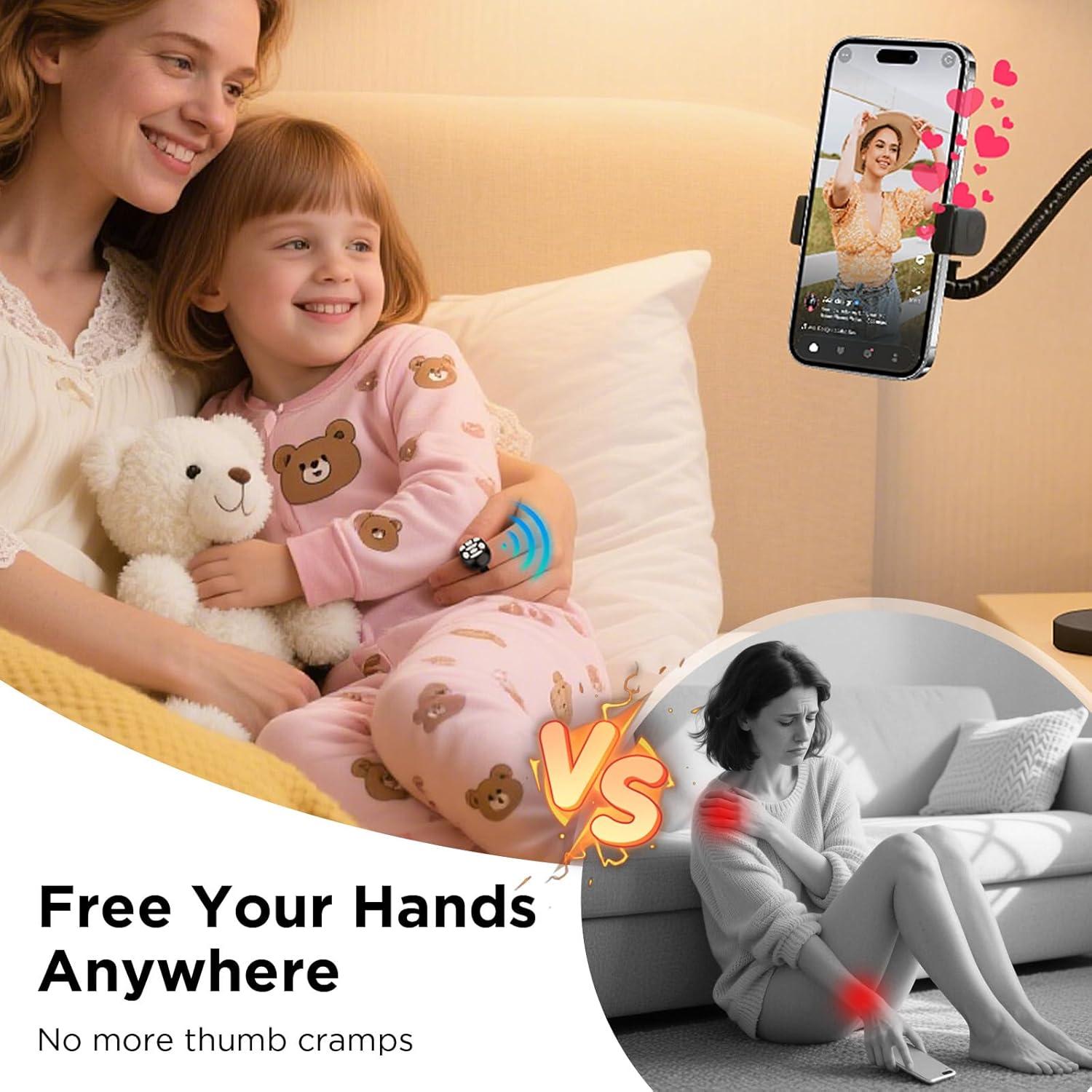 Clicker Automático Inalámbrico OUTXE para TikTok - Negro