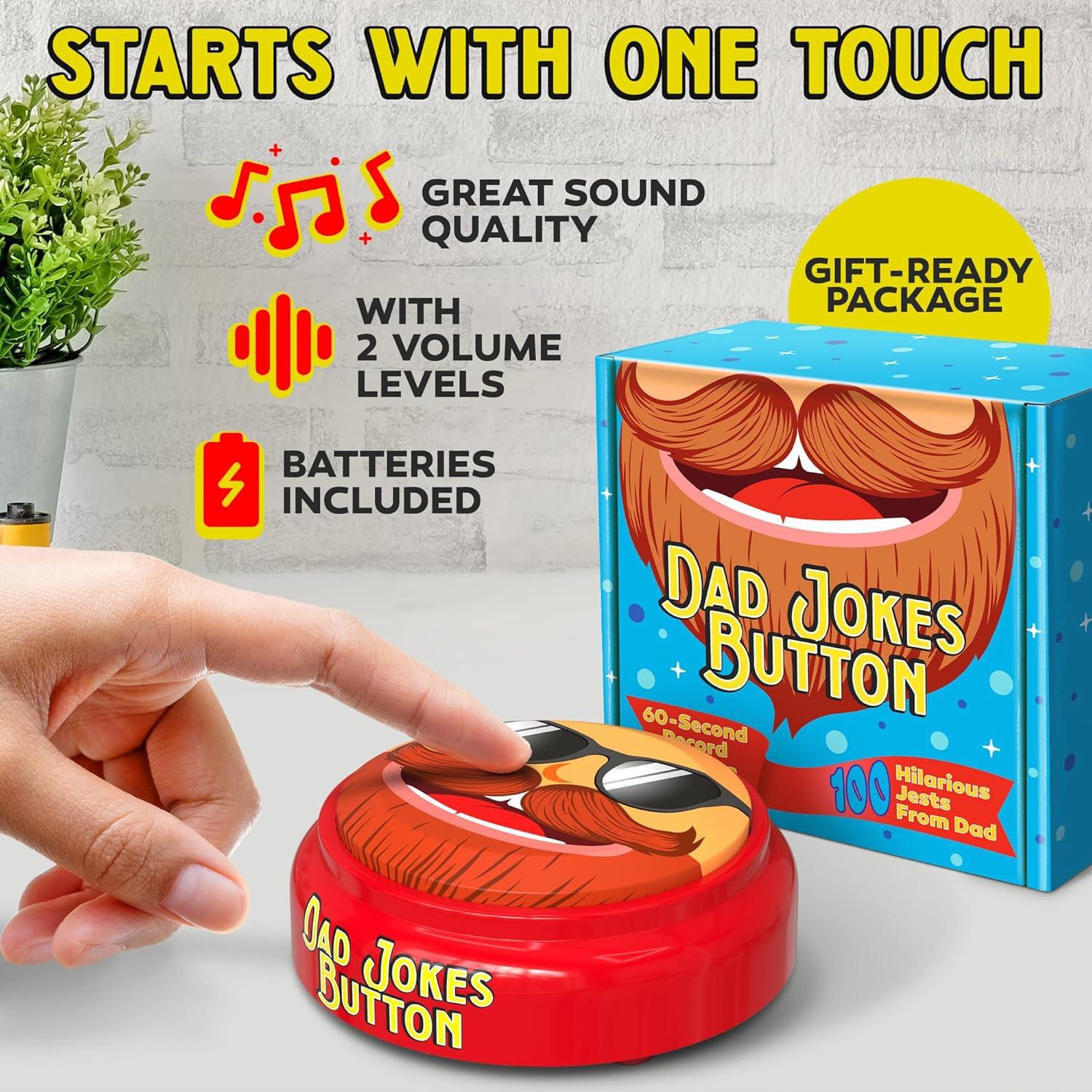 Botón de Chistes de Papá Keentox - 100 Chistes Graba Tu Humor