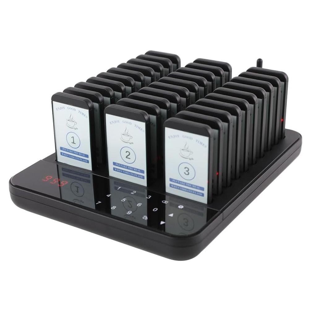 Sistema de Llamada Inalámbrico AGJ 30 Pagers para Restaurantes