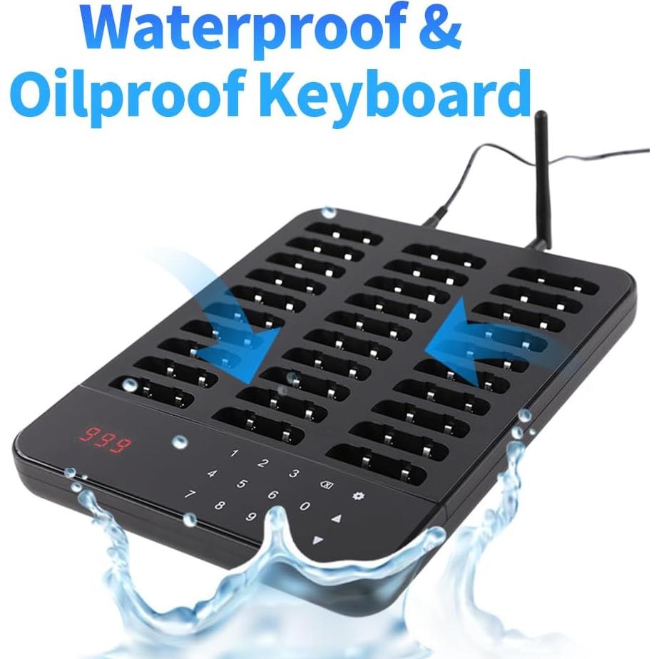 Sistema de Llamada Inalámbrico AGJ 30 Pagers para Restaurantes