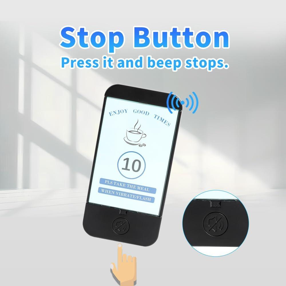 Sistema de Llamada Inalámbrico AGJ 30 Pagers para Restaurantes