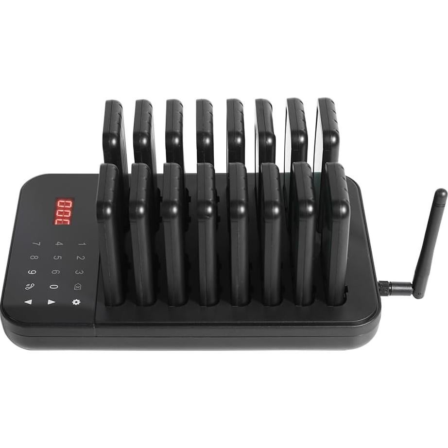 Sistema de Llamada Inalámbrico AGJ 16 Pagers para Restaurantes