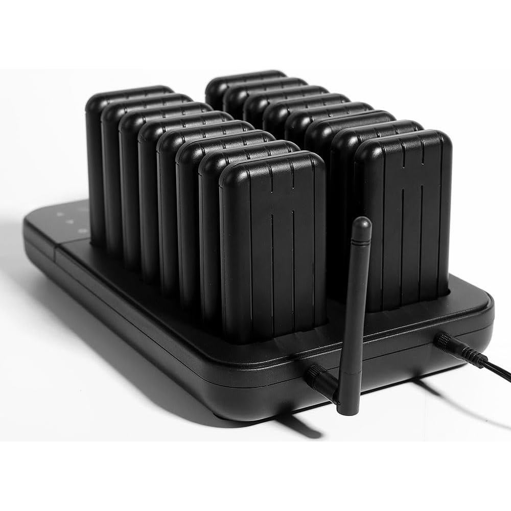 Sistema de Llamada Inalámbrico AGJ 16 Pagers para Restaurantes