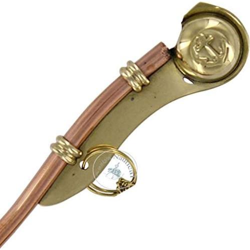 Silbato Náutico Aasiya de Latón Premium 12.7 cm
