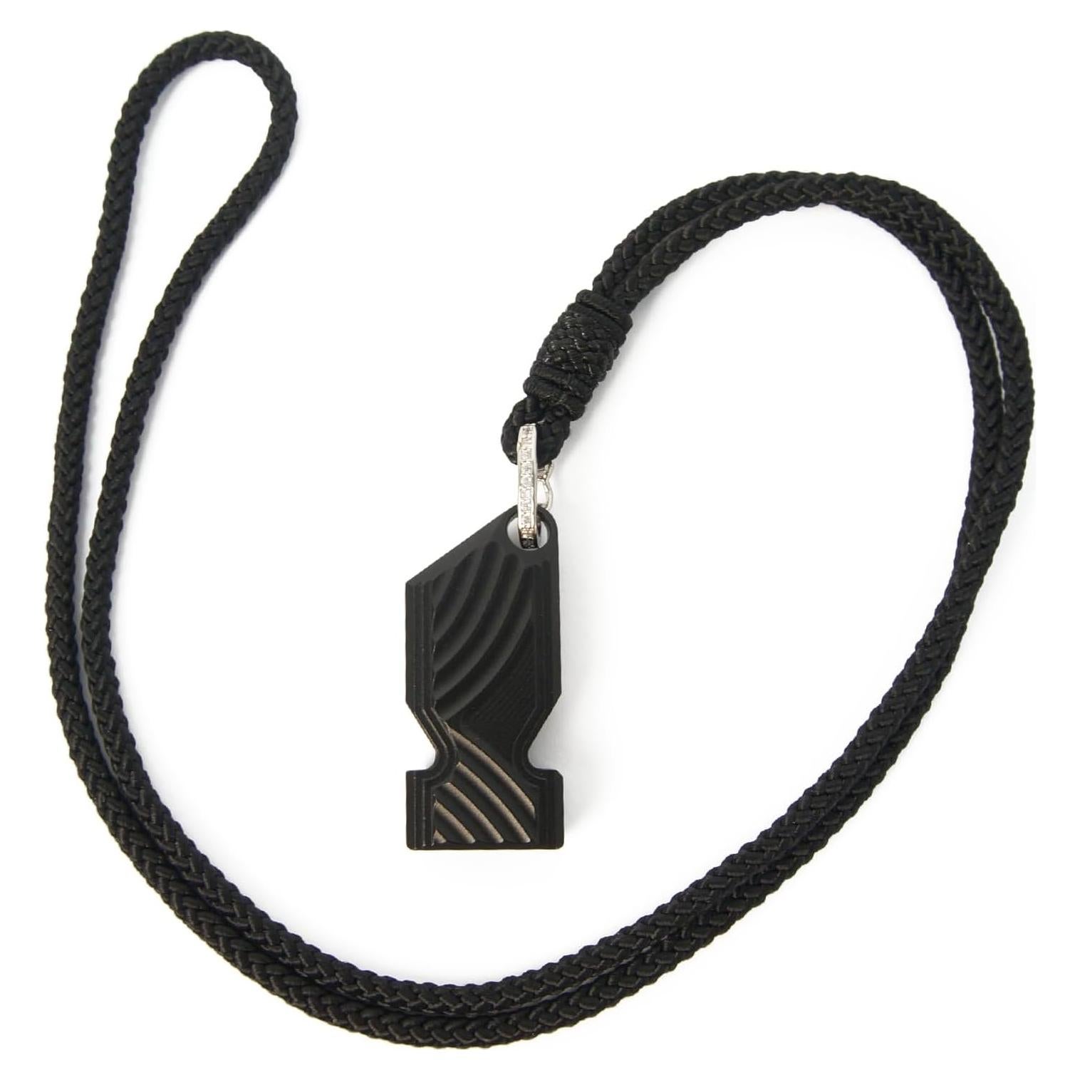 Silbato de Emergencia Novvyriel 120dB con Cuerda - Aluminio