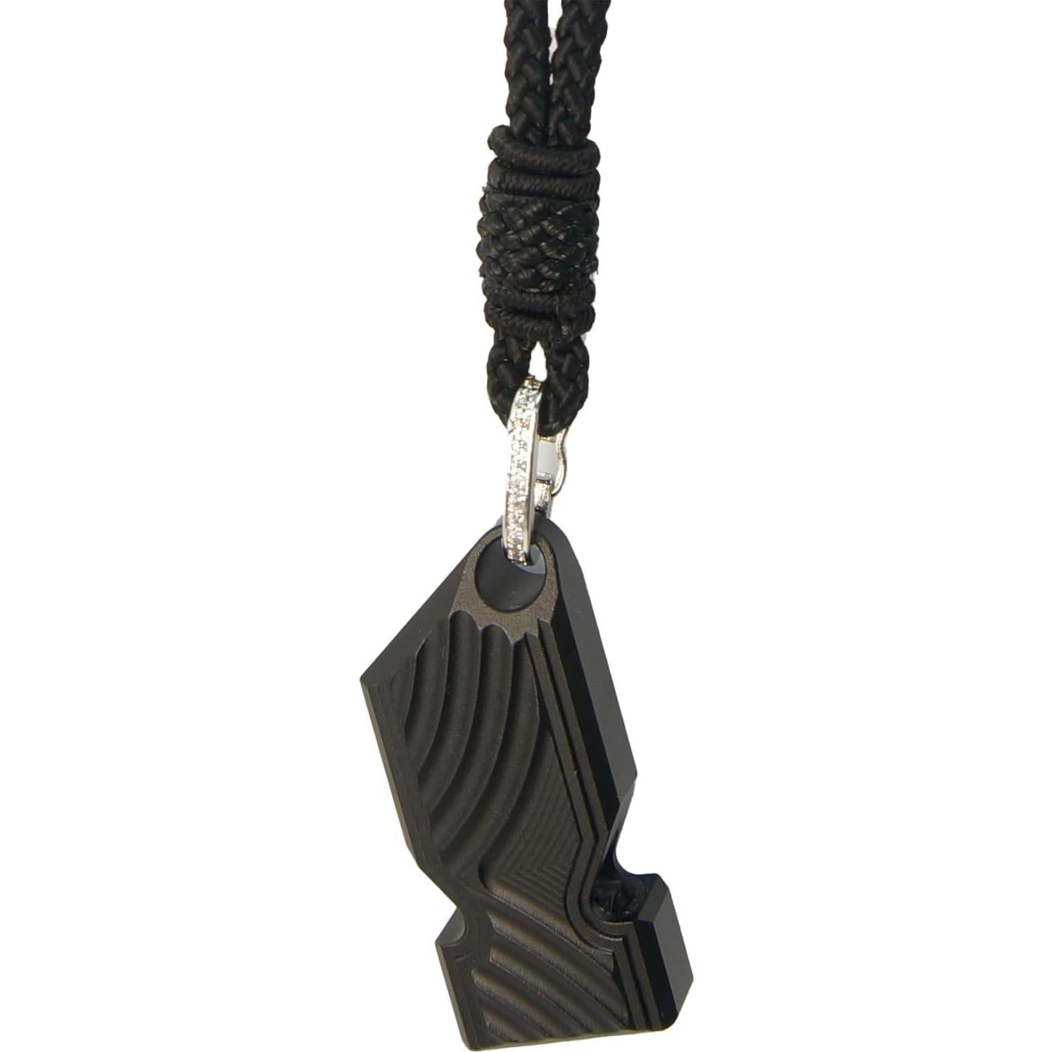 Silbato de Emergencia Novvyriel 120dB con Cuerda - Aluminio