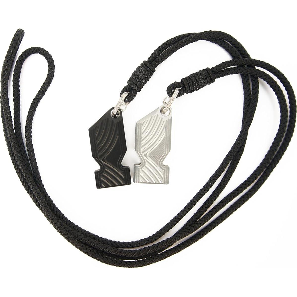 Silbato de Emergencia Novvyriel 120dB con Cuerda - Aluminio