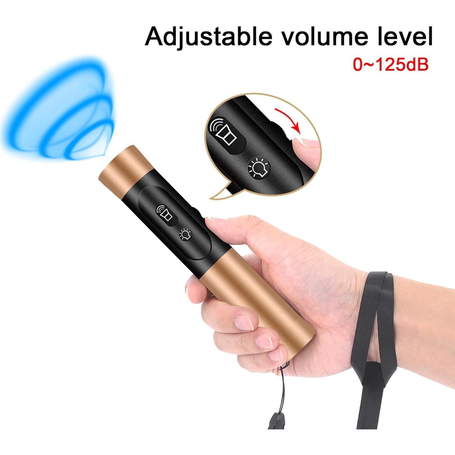 Silbato Electrónico Moosec MS-SEW03 con Linterna LED 125dB