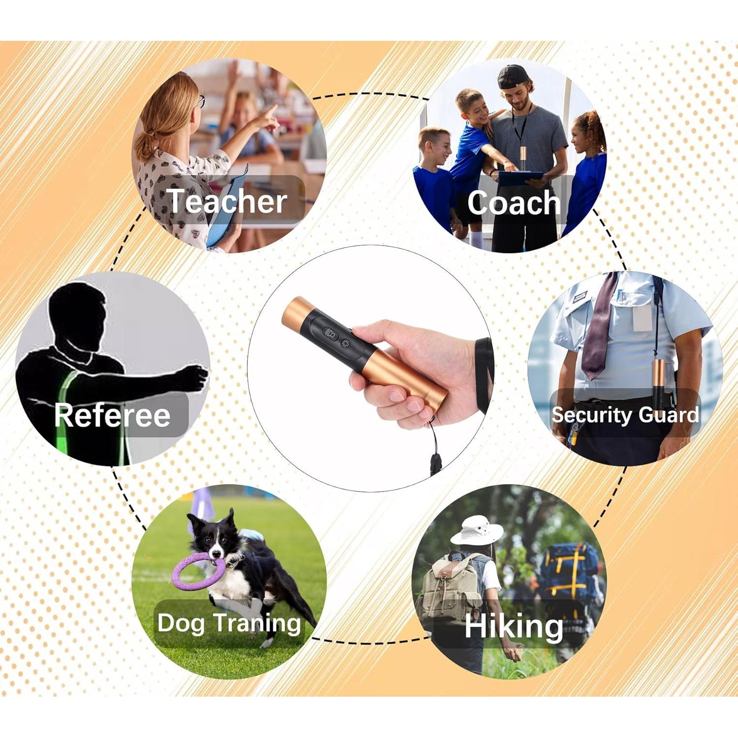 Silbato Electrónico Moosec MS-SEW03 con Linterna LED 125dB