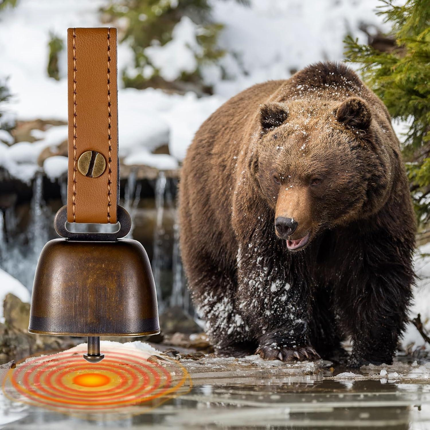 2 Juegos de Campanas para Osos Fyntave con Silbato de Emergencia