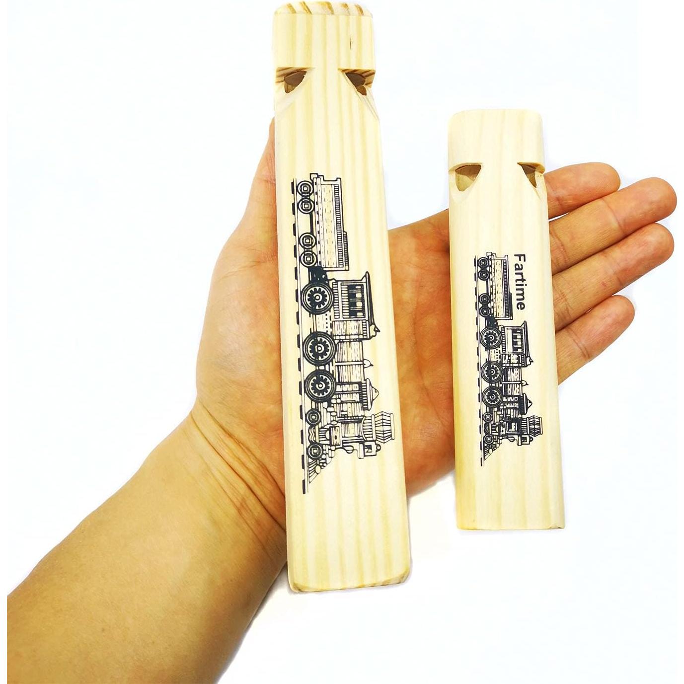 Silbato de Madera Fartime 2 Piezas 18.8 cm y 14 cm