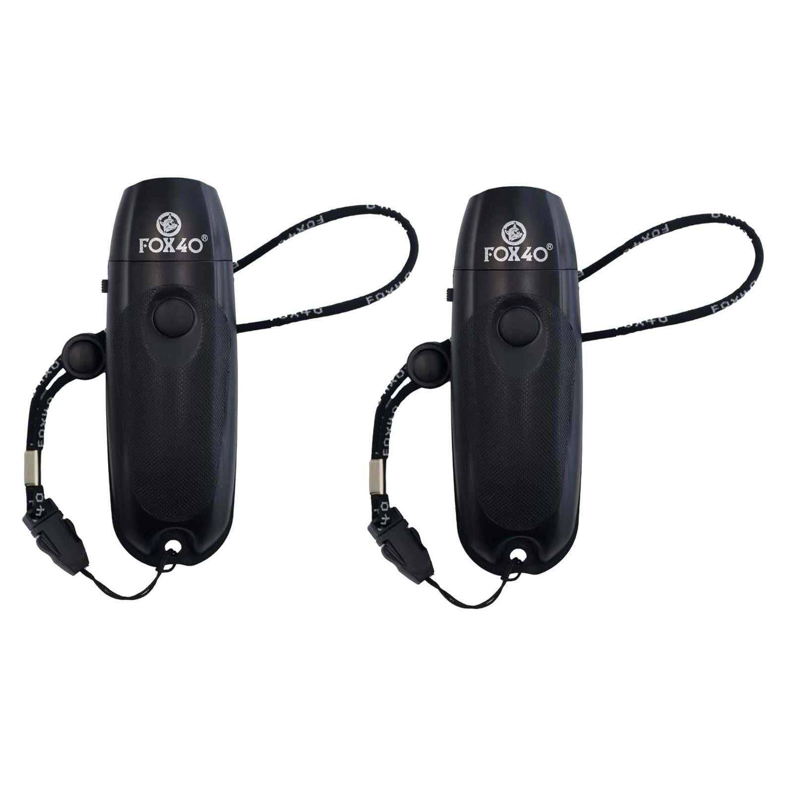 Silbato Electrónico Fox 40 de 3 Tonos - Paquete de 2