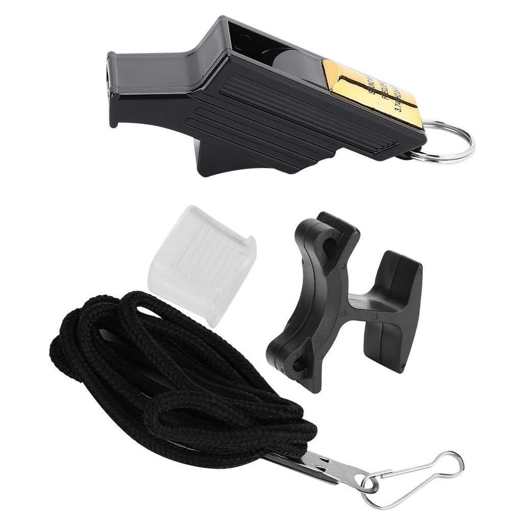 Silbato Bnineteenteam para Árbitro y Entrenamiento - Negro/Dorado