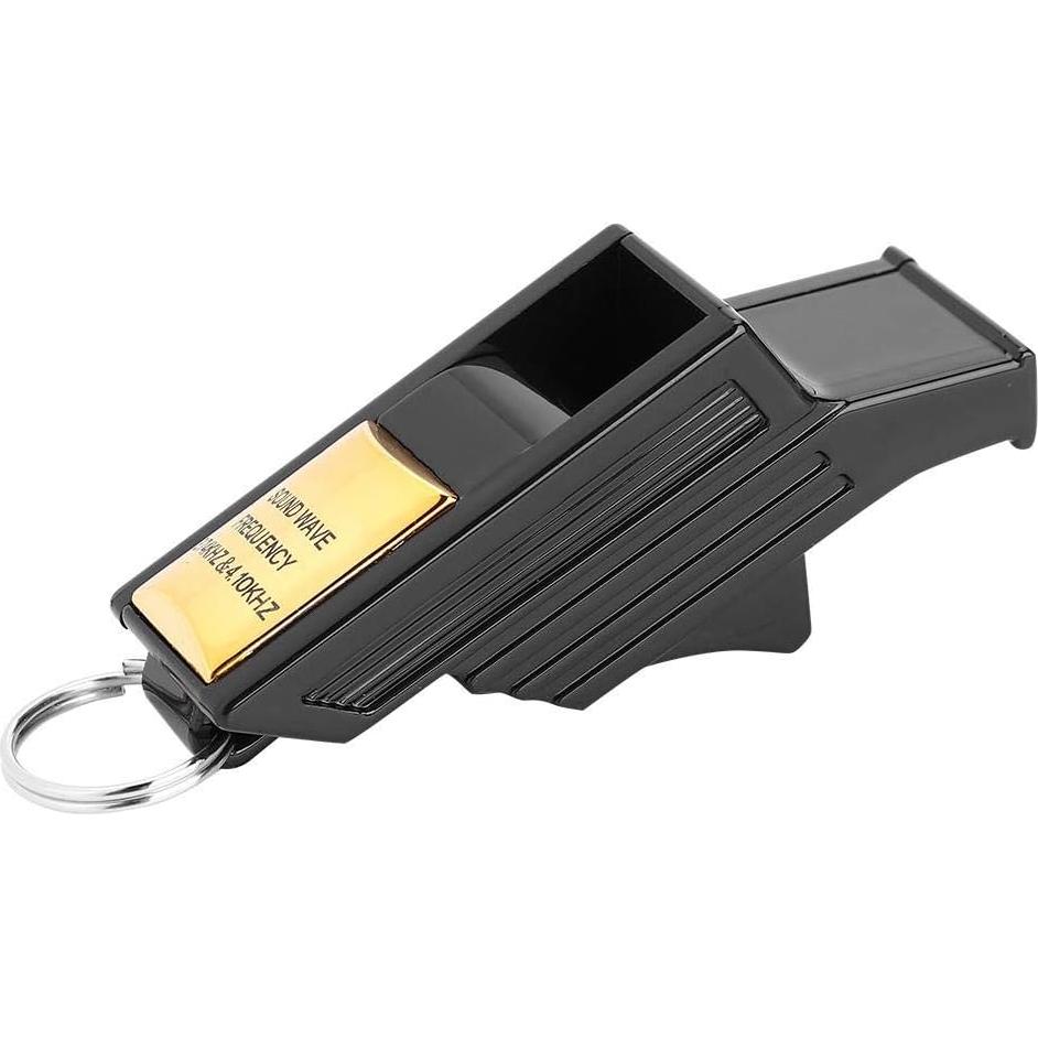 Silbato Bnineteenteam para Árbitro y Entrenamiento - Negro/Dorado